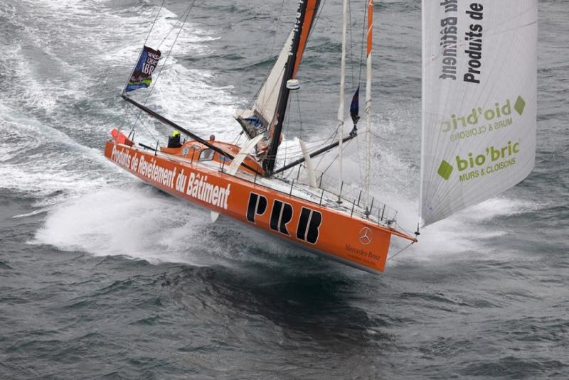 Transat Jacques Vabre 2015 : Paul Meilhat et Michel Desjoyeaux, en duo sur un bateau