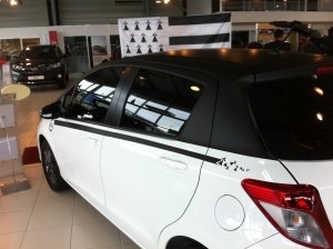 Yaris s&rsquo;ouvre au Gwenn ha du