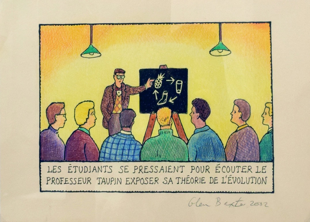 Glen Baxter s&rsquo;expose à Saint-Briac