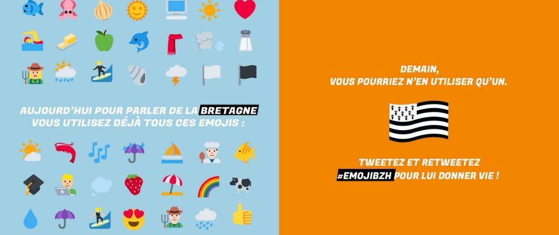 L&rsquo;EMOJI « GWENN HA DU » A BESOIN DE TOUS LES BRETONS