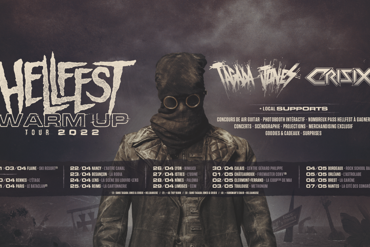 La tournée Warm up 2022 du Hellfest prend la route