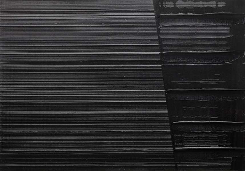 Soulages : Encre noire sur pages blanches, un livre de Jacques Bellefroid