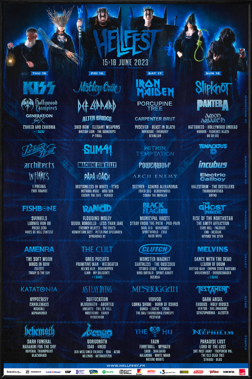 Hellfest 2023, l&rsquo;affiche révélée