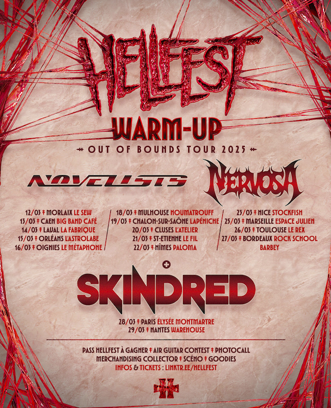 Warm-Up Tour Hellfest 2025 : dates, lieux et premiers noms