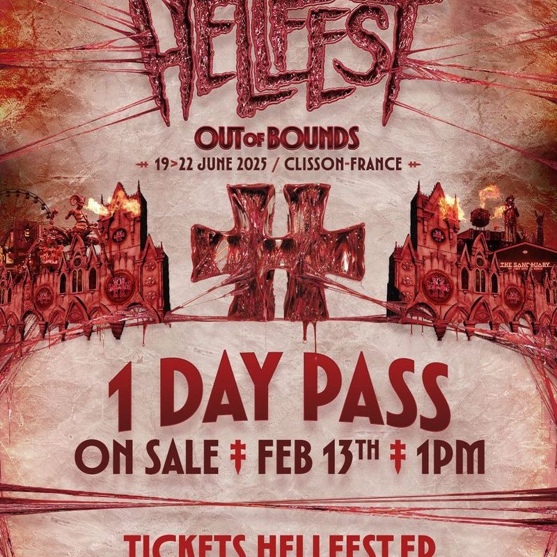 Hellfest 2025, les Pass 1 jour en vente jeudi 13 février à 13h