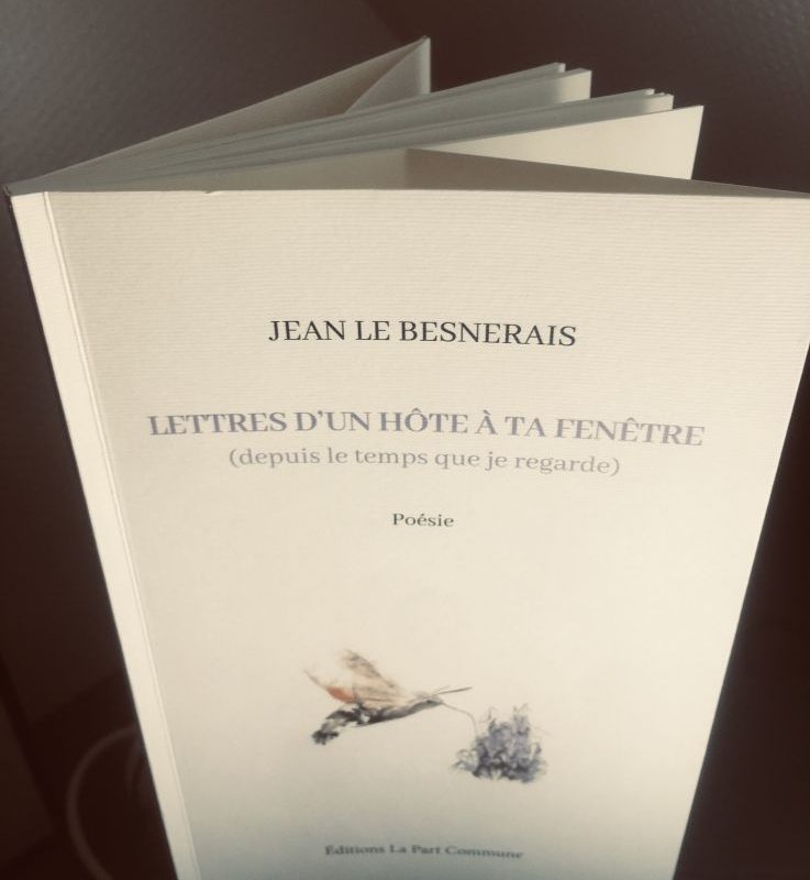 Lettres d’un hôte à ta fenêtre de Jean Le Besnerais