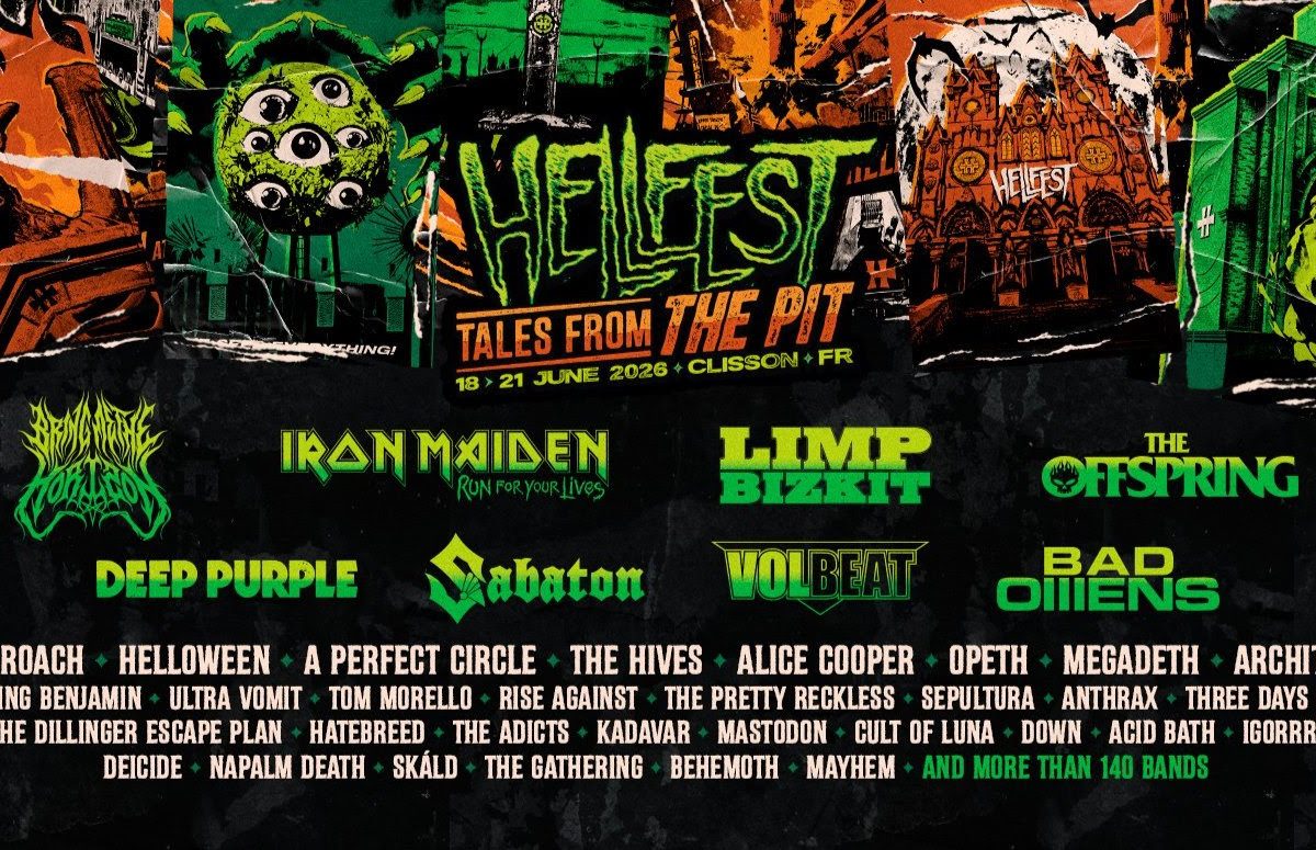 Hellfest 2026, du lourd, du métal, donc du bonheur à venir à Clisson du 18 au 21 juin.