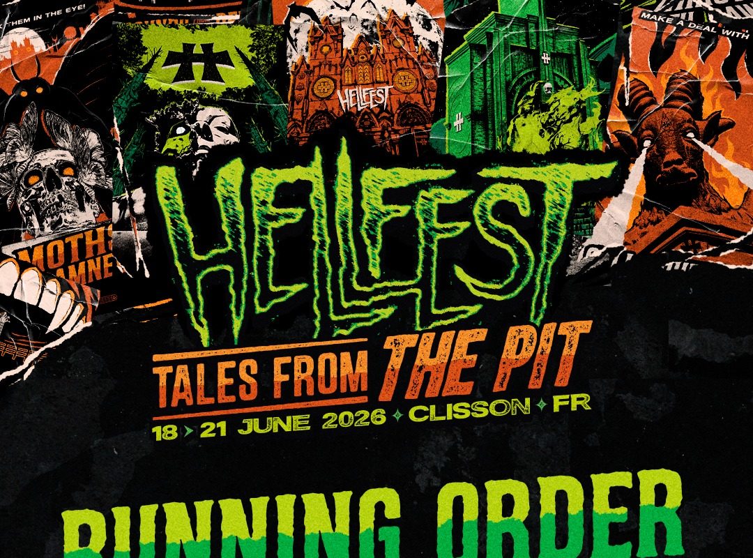 Le Running Order du Hellfest 2026 est là !