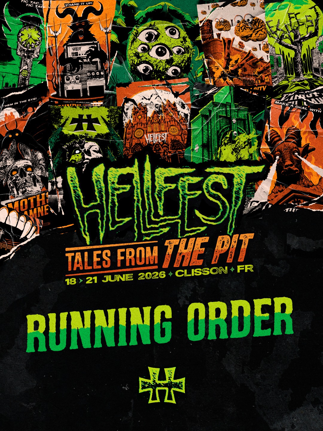Le Running Order du Hellfest 2026 est là !