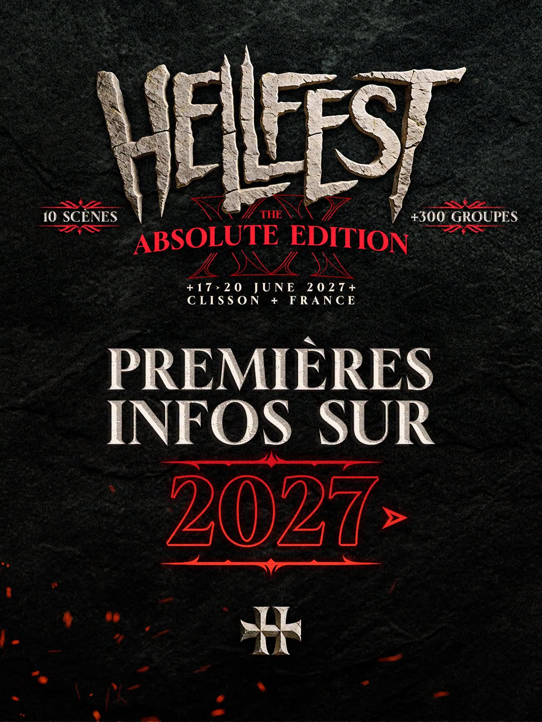 Hellfest 2027 : les (vraies) infos et la mise vente des Pass 4J mardi 7 juillet à 13h !